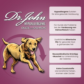 Das Bild zeigt ein geröstetes Huhn, einen Fisch und vier kreisförmige Abschnitte verschiedener Körner: Gerste, Reis, Hirse und Mais.