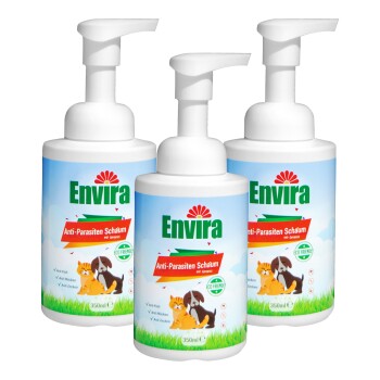 Envira VET Anti-Parasiten Schaum für Hunde & Katzen 1,05 l