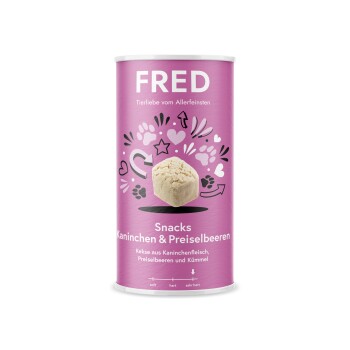 Fred & Felia FRED Snacks Kaninchen & Preiselbeeren