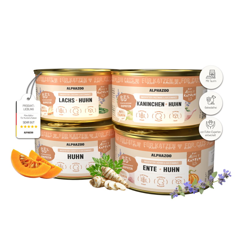 ALPHAZOO Probierschmaus 4 x 200g