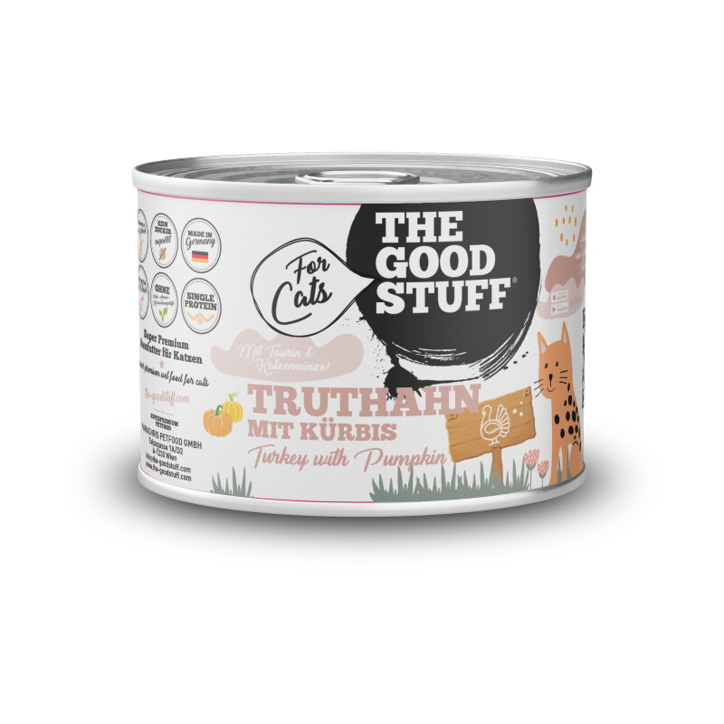 The Goodstuff Truthahn mit Kürbis 6x200 g