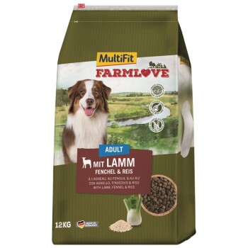 MultiFit Farmlove Adult Lamm & Reis 12kg