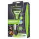 Grüne FURminator Undercoat deShedding Tool-Box für kleine langhaarige Hunde (S); sichtbarer Text 'Removes loose hair up to 99%.'