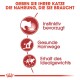 Bild zur Förderung von Katzenfutter mit deutschem Text: "Geben Sie Ihrer Katze die Nahrung, die sie braucht," betont Gesundheit und ideales Gewicht.