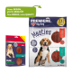 Two pet treat packages from the brand Premiere: a red pack labeled "Pure Meaties" and a blue "Meaties" value pack, featuring a dog.