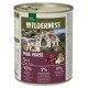 WILDERNESS Nassfutter für Hunde Junior Pure Horse, Pferd 6x800 g