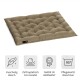 Beige gepolstertes Hundebett mit "Pointer"-Logo; mit den Merkmalen "Kuschelig Weich," "Orthopädisch Formstabil," "MADE IN GERMANY," und "Pflegeleicht Waschbar."