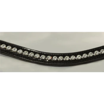 Schwarzes Haustierhalsband, verziert mit funkelnden Strasssteinen, das ein stilvolles und elegantes Design zeigt.