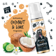 Shampoo für Haustiere ohne Ausspülen, mit einem Duft von Kokosnuss und Limette, vegan, pH-ausgeglichen und parabenfrei. Hergestellt im Vereinigten Königreich.