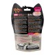 Verpakking voor Lucky Lou Sticks Mix-Pack voor huisdieren, met 3 variëteiten met 72% vlees en vis, voedingsinformatie en ingrediëntenlijst.