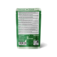 Grüne Haustierfutterverpackung mit Text in mehreren Sprachen, die Zutaten und Nährwertinformationen für Katzenfutter, 125g, detailliert.