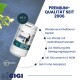 Ein galoppierendes braunes Pferd mit hervorgehobenen Gelenken, begleitet von dem Text "ZUR UNTERSTÜTZUNG DER GELENKFUNKTIONS" und der Marke "GIGI."