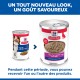 Boîtes de nourriture humide Hill's Science Plan Mature Adult 7+ (ancien et nouveau) avec l'en-tête 'UN TOUT NOUVEAU LOOK, UN GOÛT SAVOUREUX'