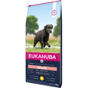 Trockenfutter Hund Large Breed Caring Senior, Huhn 15 kg
