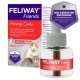 FELIWAY Friends Happy Cats Diffusor, 48 ml, entwickelt zur Reduzierung von Konflikten zwischen Katzen. Die Box zeigt zwei Katzen und Text auf Deutsch.