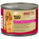 Select Gold Adult Sensitive Hundefutterdose mit Pferd- und Süßkartoffelgeschmack, mit Bild eines Golden Retrievers.