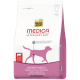 Sac de nourriture vétérinaire Select Gold Medica (régime anti-calculs urinaires, struvite), silhouette de chien rose, 10 kg, au bœuf.