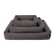 Hundebett HUSH dunkelgrau M