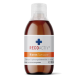 Flasche von RECOACTIV NierenTonicum, ein flüssiges Nahrungsergänzungsmittel für Katzen, 90 ml, mit einem Messdeckel, beschriftet "Ohne Farb- und Konservierungsstoffe."