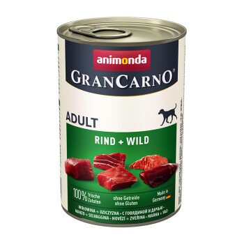 Animonda GranCarno Original Adult 6x400g Rind & Wild