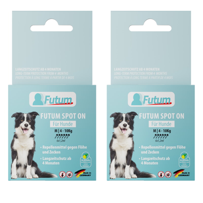 Futum Spot On (6x1,2ml) für Hunde 14 ml