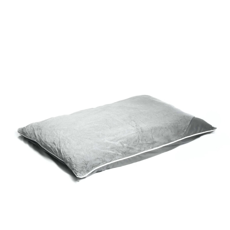 SunnyDogs Hundebett / Hundekissen XXL grau, 112x81 cm, Wendekissen