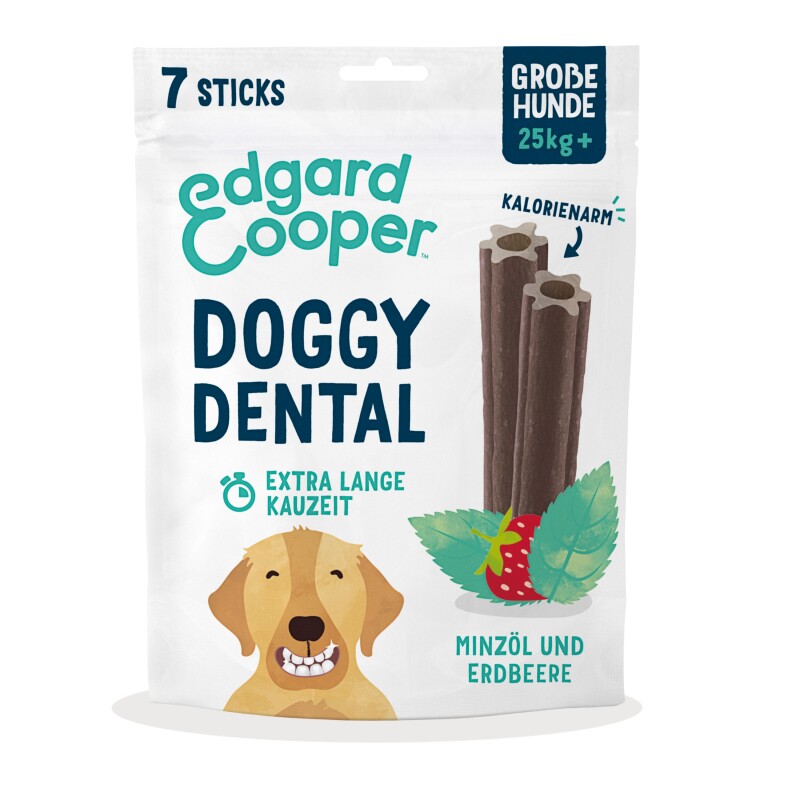 Edgard & Cooper Dental Sticks fraise menthe L