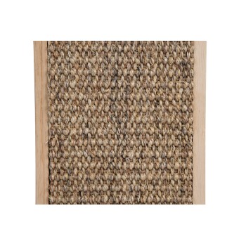 Naturalny, pleciony słupek do drapania dla kotów z drewnianą ramą, idealny do promowania zdrowego zachowania drapania u kotów.