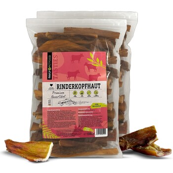 FAVLY Petfood Rinderkopfhaut 2 kg