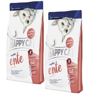 Happy Cat Sensitive Ente 2x4kg