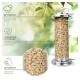 Futterspender für Erdnüsse 23,5cm, Silber
