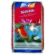 Fit+Fun Teichsticks fish food bag with a goldfish and white fish among water lilies, labeled "Vitamins & Proteins."