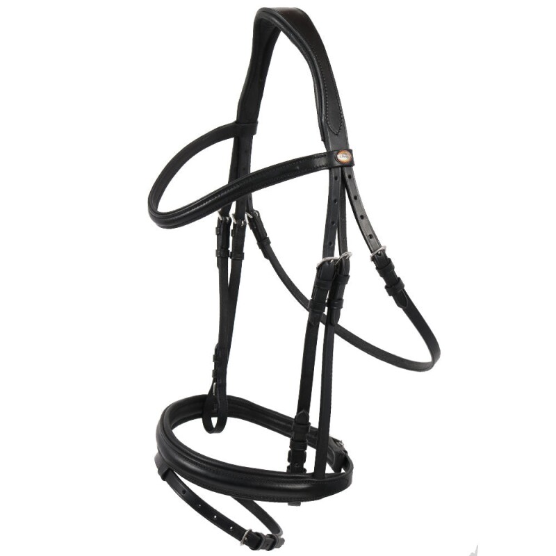 Hans Melzer Horse Equipment Hans Melzer Trense Bad Harzburg schwarz/silber Warmblut