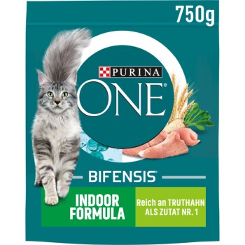 Purina ONE BIFENSIS Indoor Formula für Hauskatzen 2×750 g