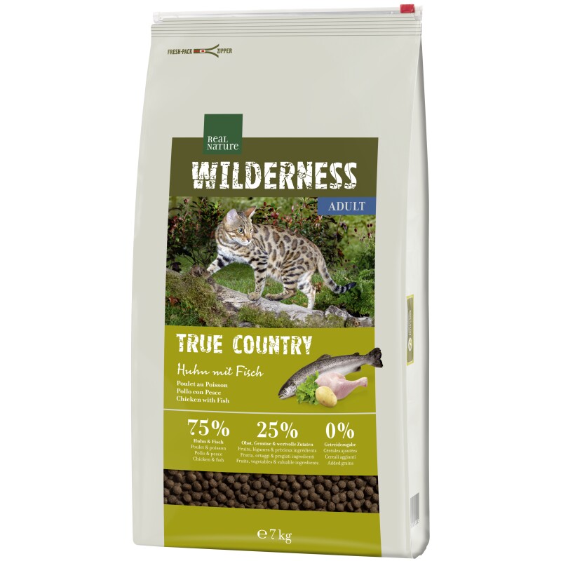 REAL NATURE WILDERNESS Droogvoeding Kat Adult True Country 7 kg