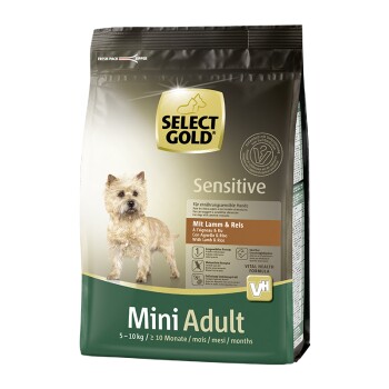 SELECT GOLD Sensitive Adult Mini Lamm & Reis 1 kg