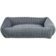 Bett Livia, grau, 80 x 60 cm