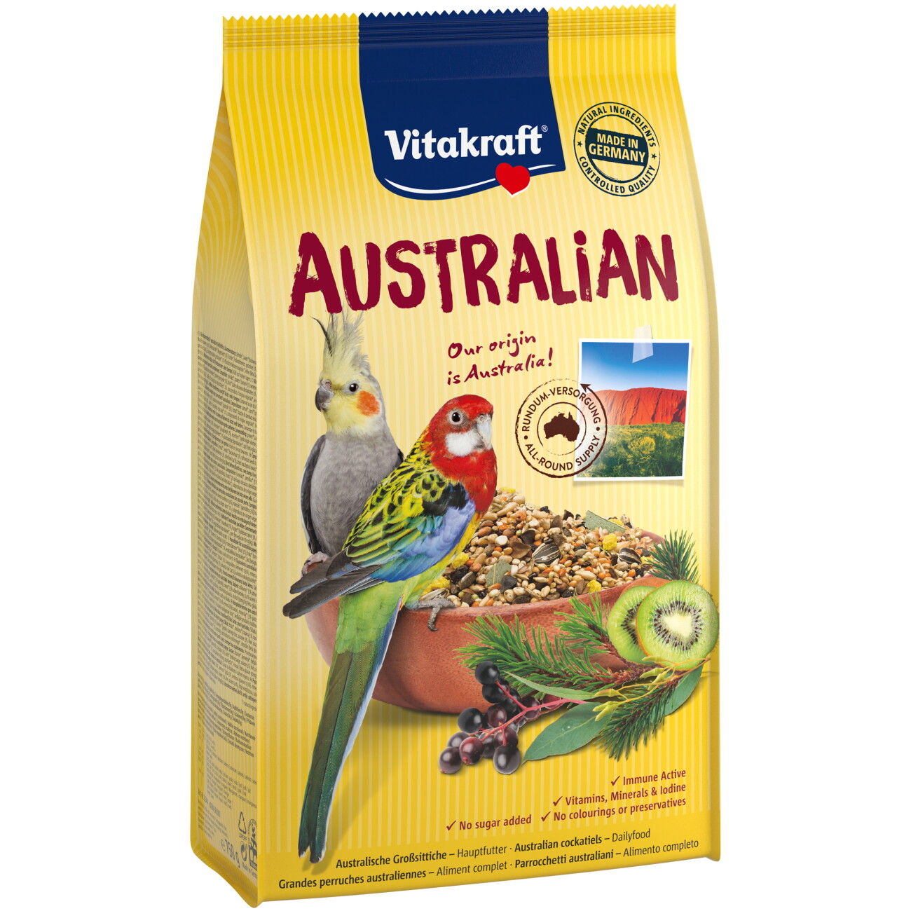 Vitakraft Heimatfutter Australian Nymphensittich 750 g