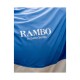 Blanket für Pferde in Blau mit dem Text "RAMBO Herbstserie" deutlich angezeigt.
