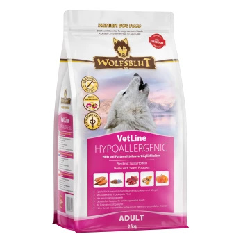 Adult VetLine Hypoallergenic, Pferd 2 kg