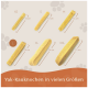 Bild von Yak-Kau-Sticks in verschiedenen Größen, gekennzeichnet mit XS (12 cm), S (13 cm), M (14 cm), L (15 cm), XL (16 cm) und XXL (17 cm).