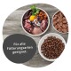 Verpackung für natürliche Haustierergänzungen mit der Aufschrift 'Gelenk AKUT' und Symbolen, die Vorteile wie 100% natürliche Zutaten und keine Zusatzstoffe hervorheben.