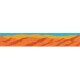 Flat Out™ Halsband blau/ türkis/ orange M