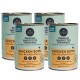 Premium Nassfutter Chicken Bowl für Hunde 4x400g