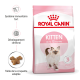 Rosa Royal Canin Kitten-Futtersack mit Kätzchenbild und Text 'ROYAL CANIN', 'KITTEN Up to 12 months' und '3 Stage'