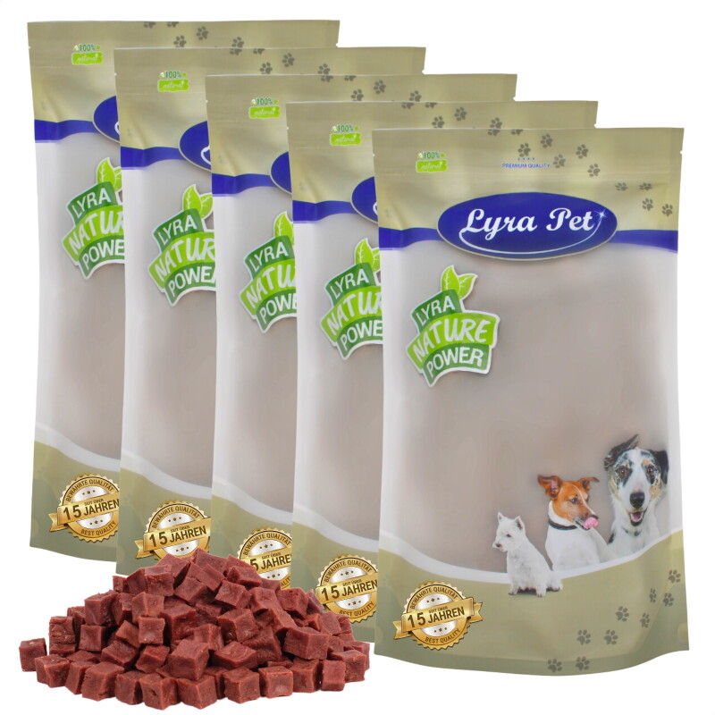 Lyra Pet Pferdefleischwürfel 5 kg