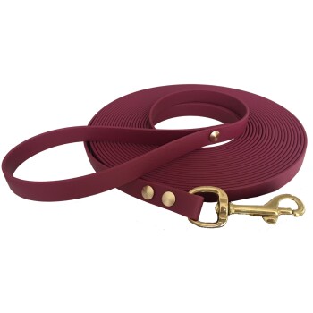 ab 35 kg Biothane Schleppleine bordeaux 7,5 m