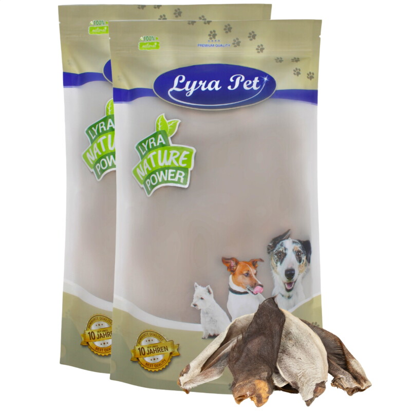 Lyra Pet Pferdeohren mit Fell 1,2 kg