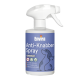 Flasche Envira Anti-Knabber-Spray für Haustiere, mit einer weißen Sprühdüse und einem blauen Etikett mit einer Illustration von Hund und Katze.