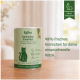 Etikett: „Nur Gutes drin für deine Katze“; Frisches Kaninchen 98 %, Chicorée‑Inulin 1 %; Dose beschriftet ‚KatzKare Kaninchen Essential‘